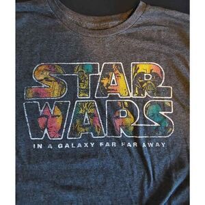 Star Wars Men's Gray Short Sleeve Tee Shirt Size 2XL